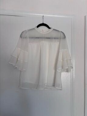 monteau white blouse